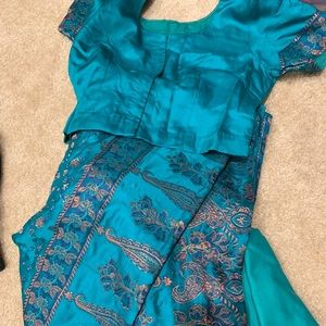 NEW Pakistani Indian silk sari saree